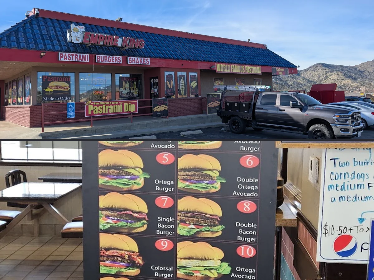 Drive-through window at a fast food restaurant.
